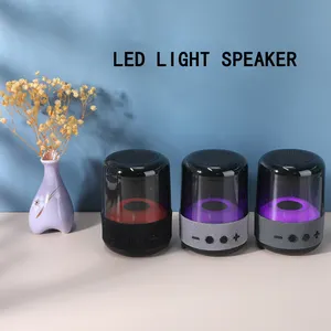 Mini haut-parleur Portable sans fil, enceinte lumineuse Led colorée, d'extérieur, stéréo, vente en gros, nouvelle collection