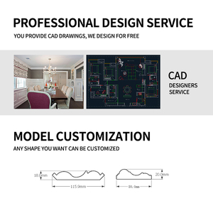 Modelado <span class=keywords><strong>de</strong></span> <span class=keywords><strong>yeso</strong></span> <span class=keywords><strong>de</strong></span> madera, superficie <span class=keywords><strong>de</strong></span> luz blanca personalizada, protección del medio ambiente, modelado decorativo <span class=keywords><strong>de</strong></span> madera maciza - Product Image 5