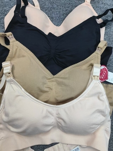 Soutien-gorge de maternité sans couture confortable pour femme, sans armatures, doux, pour la grossesse et la maternité, vente en gros, haute qualité, prix bas - Product Image 2