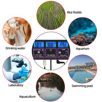 PH-217 numérique 6 en 1 compteur de qualité de l'eau nouveauté détecteur en ligne pour PH RH EC CF TDS PPM TEMP-OEM personnalisable