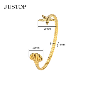 Pulseras OEM/OEM personalizadas, impermeables, de acero inoxidable, chapadas en oro, joyería de moda, hipoalergénicas, pulseras de madera. - Product Image 1