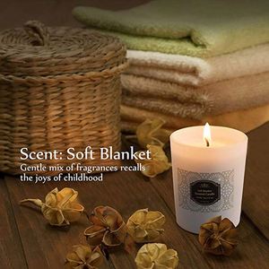 Z &amp; M velas 4 Paquete de <span class=keywords><strong>Anjou</strong></span>, regalo de la vela con 4 aromas velas de cera - Product Image 3