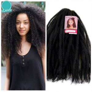 <span class=keywords><strong>Extensiones</strong></span> de Cabello Sintético Marley Afro Kinky para <span class=keywords><strong>Trenzas</strong></span>, 18 Pulgadas, para Mujer - Product Image 5