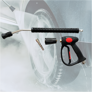 Pistolet à gâchette à mousse de neige Pistolet de pulvérisation pour nettoyeur haute pression SS 1/4 "Adaptateur à dégagement rapide Coupleur/douille pour <span class=keywords><strong>Nilfisk</strong></span> Kew Italie - Product Image 6