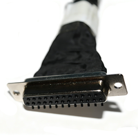 NGD OEM ODM D-Sub 25POS Conducteur en cuivre étamé Longueur 150mm Connecteur Câblage Harnais DB25 Femelle RJ45 Personnalisé Électronique