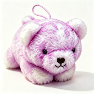 Portachiavi Orsetto Mini Peluche Carino con 50g di Palline Pesanti, Morbido Ciondolo per Borsa a Forma di Animale Imbottito - Product Image 2