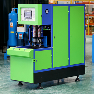 380V 2Cavity Semi Automatic PLC <b>Controlled</b> <b>Motor</b> Driven AirTac PET Bottle Blowing Machine for 0.1-2L Water Bottles - Product Image 4