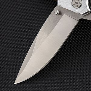 Cuchillo Plegable de Supervivencia para Camping y Caza al Aire Libre, con Hoja de Acero y Mango de Madera de Olivo, Personalizable, Venta Caliente 2026 - Product Image 4