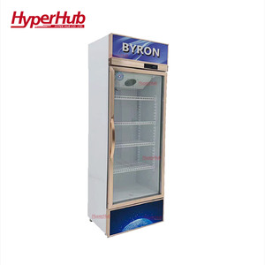 Réfrigérateur commercial haut de gamme en alliage d'aluminium <span class=keywords><strong>brossé</strong></span> avec refroidissement par air, pour boissons et fruits, vitrine réfrigérée pour cuisine professionnelle - Product Image 2