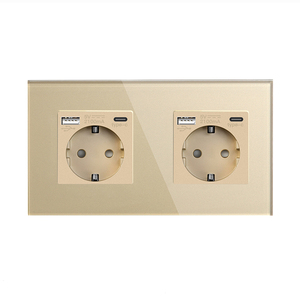 ปลั๊กไฟฟ้าคู่ปลั๊กไฟฟ้า16A ปลั๊กสายดินพร้อมเต้าเสียบ USB Type-C - Product Image 4