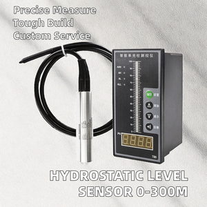 Sensor de Nivel de Agua Hidrostático Sumergible de 0-100m, Sensor de Nivel Hidrostático Industrial de 12-28VDC PC - Product Image 3
