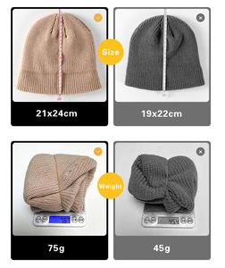 Berretto da pescatore con pesca a strascico tinta unita invernale di alta qualità 100% Logo personalizzato berretto lavorato a maglia con risvolto caldo in acrilico - Product Image 5