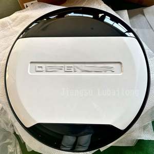 Danyang Robaton blanco con cubierta de rueda de repuesto negra brillante cubierta de neumático trasero para <span class=keywords><strong>Land</strong></span> <span class=keywords><strong>Rover</strong></span> <span class=keywords><strong>Defender</strong></span> 2020-2023 - Product Image 2