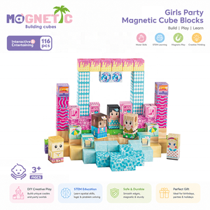 Blocs <span class=keywords><strong>de</strong></span> <span class=keywords><strong>construction</strong></span> magnétiques pour filles, jouet éducatif STEM DIY, ensemble <span class=keywords><strong>de</strong></span> <span class=keywords><strong>construction</strong></span> créatif pour enfants <span class=keywords><strong>de</strong></span> 3 ans et plus, vente en gros - Product Image 5