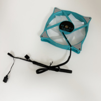 Ventilateur de boîtier CPU à double roulement à billes et à haut débit d'air, ventilateur axial Icegale Xtra 140 mm Teal