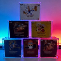 Boîte de protection en acrylique transparent épaissi sur mesure pour cartes TCG, petite boîte en acrylique poli pour protéger les boîtes de jeu