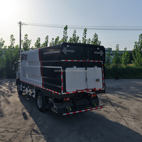 Camion de chargement de poussière sous vide de 10 m³ (10 000 L) avec séparateur cyclonique et filtre à sac pour la collecte de cendres dans les cimenteries