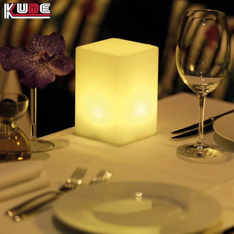 Heißer Verkauf LED Würfel LED Tisch dekoration Lampe mit Farben Beleuchtung