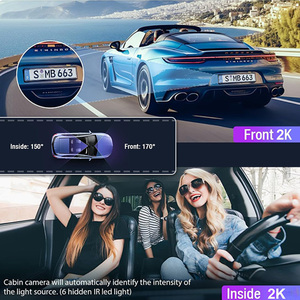 Rscamtom Ubox 4K 4G Sim Control remoto Dash Cam GPS Vehículo Car Tracker Sistema de grabadora de video Audio bidireccional Tarjeta SD 360 CCTV - Product Image 6