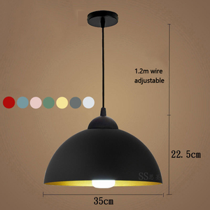 Retro style Industrial Colorato Ristorante cucina casa lampada luce Del Pendente Dell'annata Appeso Luce del <span class=keywords><strong>paralume</strong></span> lampade Decorative - Product Image 3