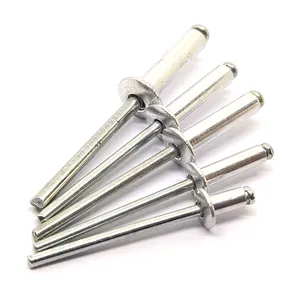 China Factory Open Type Customized Length Coller Aluminum Open End Stainless Steel Solid Metal Rivet Pop Rivet Blind Rivet