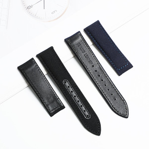 Bracelet de montre en nylon respirant de luxe 20/21/22 mm Ome-ga <span class=keywords><strong>Sea</strong></span>-<span class=keywords><strong>master</strong></span> Planet Ocean 300/600 Aqua Terra AT150 Diver <span class=keywords><strong>007</strong></span>, bracelet en cuir - Product Image 3