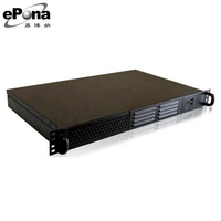 Châssis de montage en rack / boîtier de bureau le plus compact 1U, profondeur 9,84 pouces uniquement pour système MINI ITX EKI-N125D