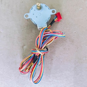 มอเตอร์สเต็ป28BYJ48 5V DC 5mm เพลา5mm สำหรับเครื่องปรับอากาศพัดลมแกว่ง Haier 0010403667E - Product Image 1