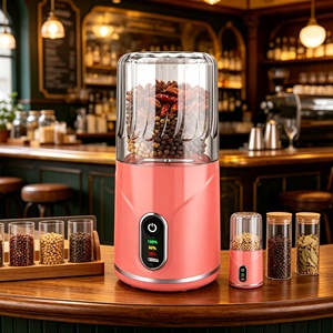 260ml <b>Small</b> Electric Coffee <b>Grinder</b> Dry Grain Mill Portable Spice Grinding Machine with Stainless Steel Bowl - Product Image 1