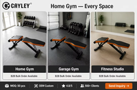 Banc de musculation réglable à 6 positions, pliable, pour haltères, entraînement complet du corps, fitness à domicile