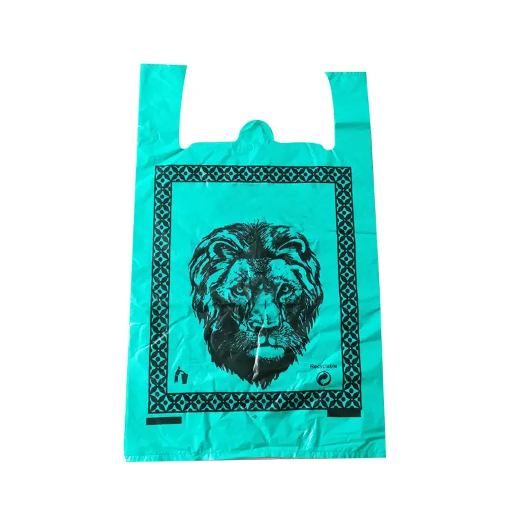 दुकान बैग बनियान वाहक सुपरमार्केट प्लास्टिक थोक शॉपिंग बैग पीई
