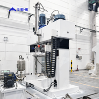 Solution clé en main industrielle robuste, contrôle PLC, mélangeur multifonctionnel entièrement automatique à double arbre, 2000L