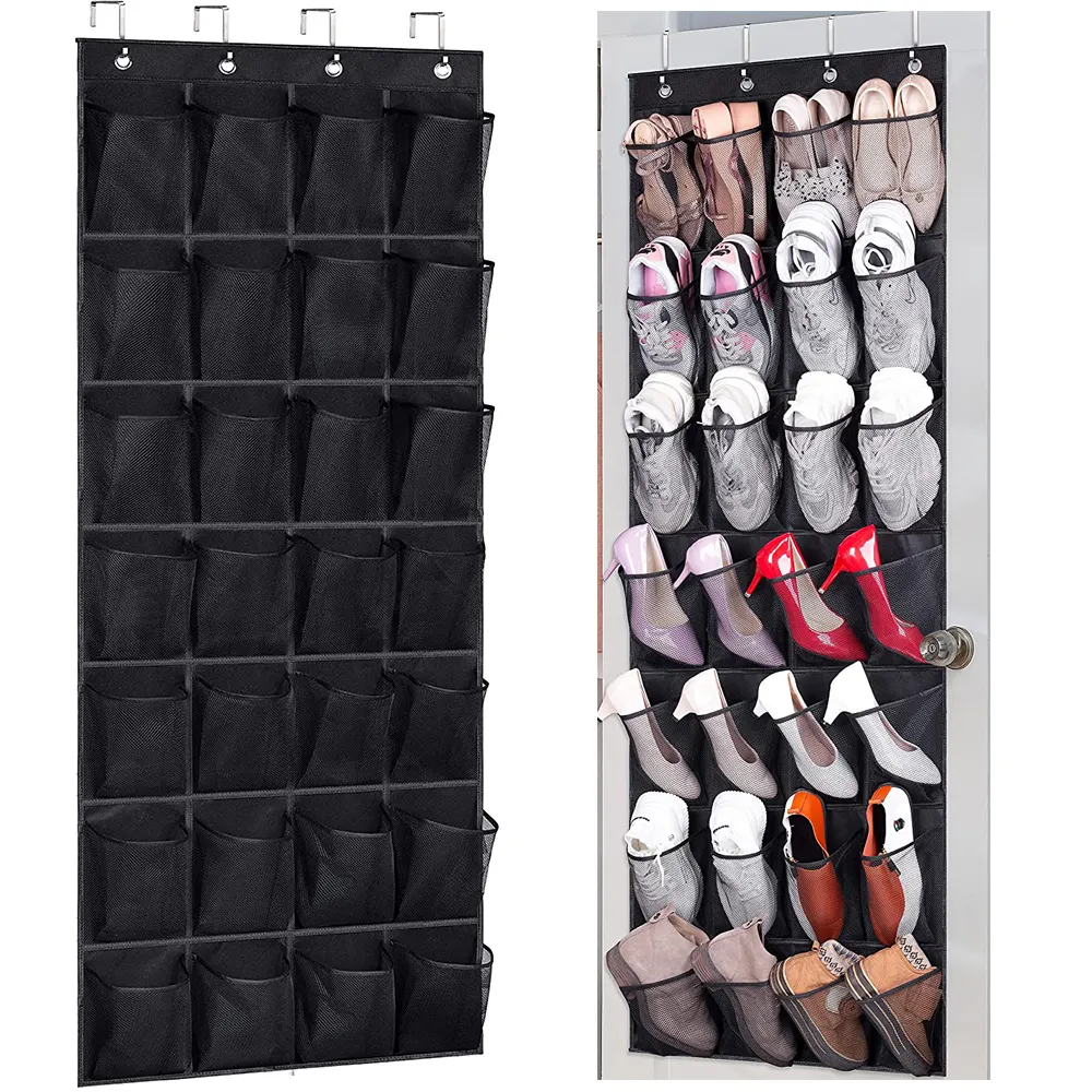 Mesh Hanging Shoe Organizer for Closet Door Shoe Rack door hang storage bag