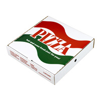 Boîte à pizza jetable en gros pour cadeaux, biodégradable, écologique, portable, empilable, en papier artistique, avec fermeture magnétique et dorure à chaud
