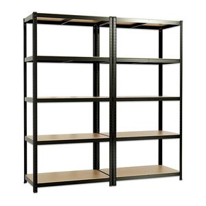 קל להרכיב mdf לוח המוסך מדפים ברזל מדף 5 שכבות מחסן מדף מחסן שכבה - Product Image 2