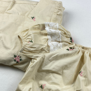 Romper de Bebé con Bordado Floral Vintage, de Algodón Cómodo para Verano, de Alta Calidad, Vestido Familiar para Niñas Princesas - Product Image 3