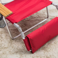 Chaise longue de plage pliable en métal avec trou pour le visage et appui-tête pour villa et salle de sport
