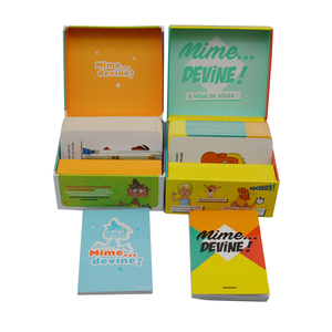Custom Full Size Playing Cards Deck Printed Positive Flash Cards with Guide Book for Kids Affirmation Cards