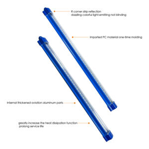 220V Waterdichte <span class=keywords><strong>Led</strong></span> Lamp Voor Vierkante Vijver <span class=keywords><strong>Aquarium</strong></span> Duurzaam Blauw Metaal Gemakkelijk In Te Pakken Plastic Doos Inbegrepen - Product Image 5