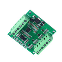 Módulo PWM a Voltaje de Cuatro Canales con Conversión de Número de Pulsos de Ciclo de Trabajo a Voltaje de Alimentación de 0-5V/0-10V 12V
