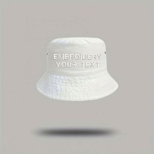 Casquette Bob Brodé Personnalisé en Coton Réglable pour Hommes et Femmes, Protection Solaire Extérieure, Dessiné à la Main, MOQ Unique pour le Cyclisme - Product Image 5