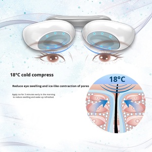Masseur oculaire transfrontalier à compresse chaude et froide pour le soin des yeux, efficace pour réduire les cernes et les ridules - Product Image 2