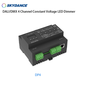 Atenuador LED DALI de Voltaje Constante Skydance DP4 4CH*12A 12-48VDC, Compatible con Señales DALI y DMX, DT6/DT8 - Product Image 2