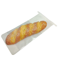Sac en papier biodégradable de haute qualité SP2842 avec fenêtre transparente pour l'emballage du pain et des biscuits