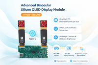 Micro-afficheur OLED Si 4K de 1,03 pouce, 2560x2560, 3000 nits, haute luminosité, pour lunettes VR/AR, viseurs, lunettes de vision nocturne