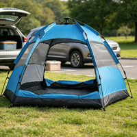 Tente familiale durable RAYCIN pour le camping, les vacances, la randonnée, les pique-niques, les loisirs à la plage et l'utilisation en extérieur