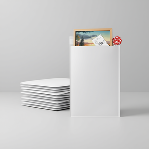 Enveloppes à bulles en polyéthylène Kraft Db, 12,5 x 18 pouces, auto-adhésives, blanches, pour l'expédition, l'emballage logistique - Product Image 2