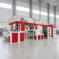 Machine d'impression flexographique à tambour central CI pour films d'emballage de sacs à pain et de produits surgelés, avec graphiques personnalisés en 6 couleurs