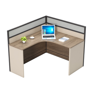 Escritorio Ejecutivo Modular Moderno Comercial para 4 Personas, Estación de Trabajo Portátil para Oficina o Escuela, Sillas, Mesas, Partición Inferior - Product Image 1