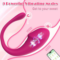 Dispositif vibrant à porter avec télécommande en silicone, stimulateur du point G et du clitoris, jouet sexuel pour couple féminin à distance